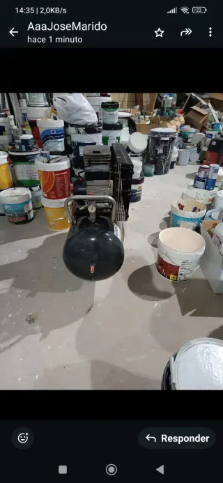 Einhell Compresor  2 HP,100L,de correa