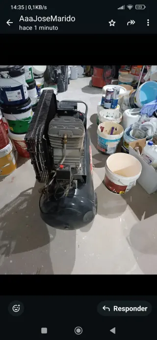 Einhell Compresor  2 HP,100L,de correa