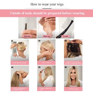 Peluca Larga Ondulada rosa 70cm cosplay-disfraz