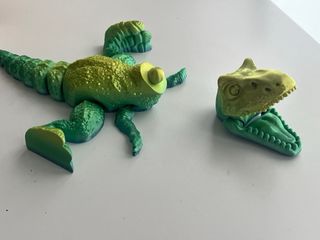 Dinosaurio articulado desmontable