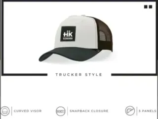 Gorra Hanukeii Blanca y Negra