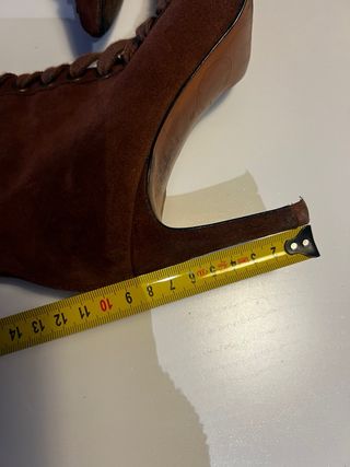 Botas de tacón serraje