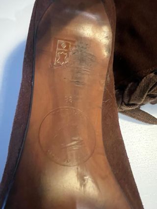 Botas de tacón serraje