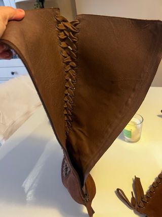 Botas de tacón serraje