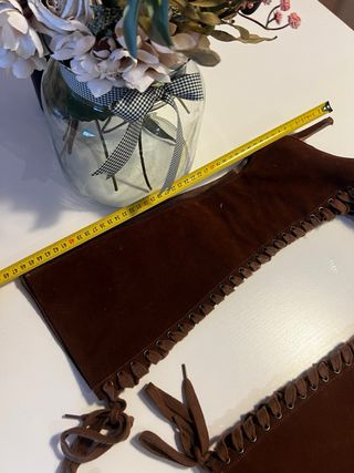 Botas de tacón serraje