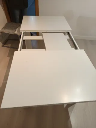 Mesa comedor extensible blanca SE REGALA