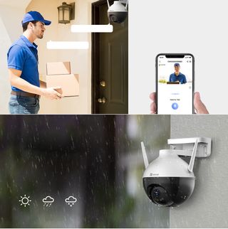 EZVIZ C8W 2K Cámara IP Exterior 360° WiFi