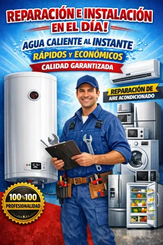Instalación termos eléctricos y aire acondicionado
