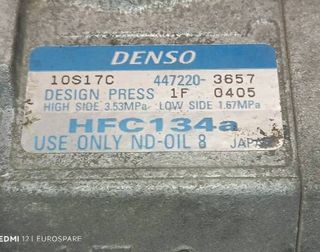 Mr500876 compresor aire mitsubishi montero 43443