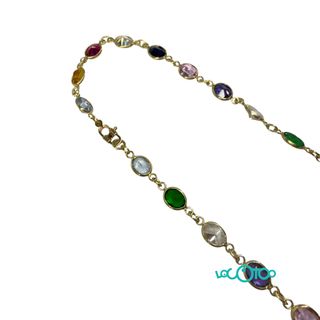 Cadena Oro 18k Multicolor