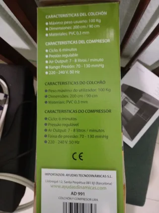 Colchón antiescaras