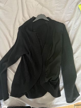 Cardigan Ajay in lana donna nero