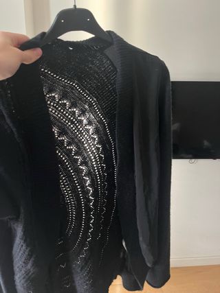 Cardigan Ajay in lana donna nero