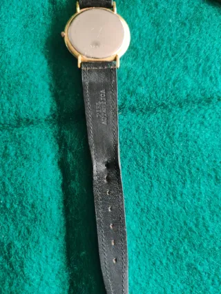 Relojes Viceroy, caja dorada, correa de cuero