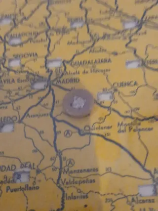 Mapa Antiguo España Juego Curioso ilutrativo