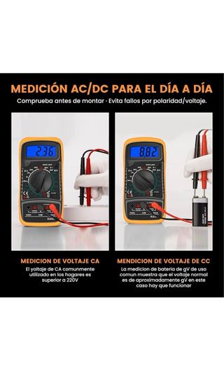 Multímetro Digital XL830L Tester Eléctrico