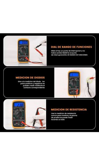 Multímetro Digital XL830L Tester Eléctrico