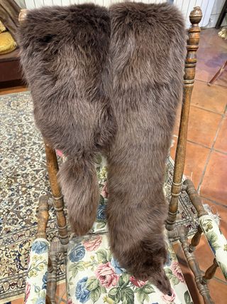 Stola/ collo in pelliccia marrone