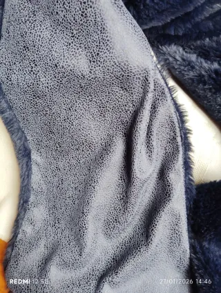 Bufanda MR Complement Piel Sintética Azul