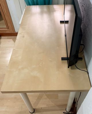 Mesa de estudio Ikea madera