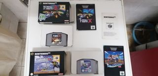 F-Zero X y Pilotwings 64 Nintendo 64