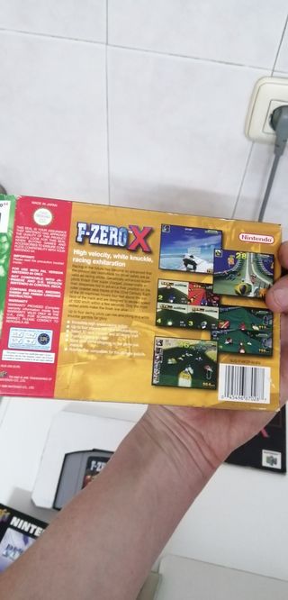 F-Zero X y Pilotwings 64 Nintendo 64