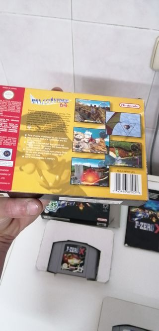 F-Zero X y Pilotwings 64 Nintendo 64