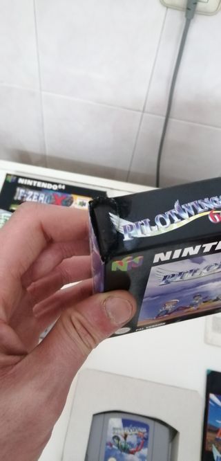 F-Zero X y Pilotwings 64 Nintendo 64