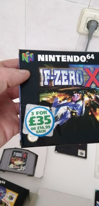F-Zero X y Pilotwings 64 Nintendo 64