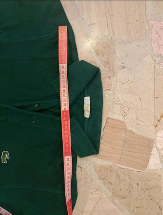 Polo Lacoste Vintage Verde