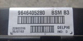 BSI Citroen/Peugeot 9661682980 BSM-L11-00