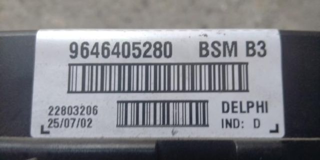 BSI Citroen/Peugeot 9661682980 BSM-L11-00