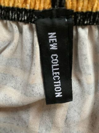 Top velluto geometrico oro nero tg M