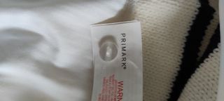 Jersey Mujer Primark XS Rayas Blanco y Negro