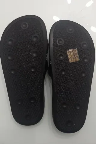 Ciabatte mare uomo nere con fantasia