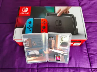 Nintendo Switch (2017) Azul y Rojo Neón