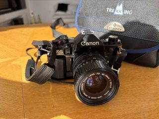 Canon A-1 35mm + Lente FD 35-70mm lote completo