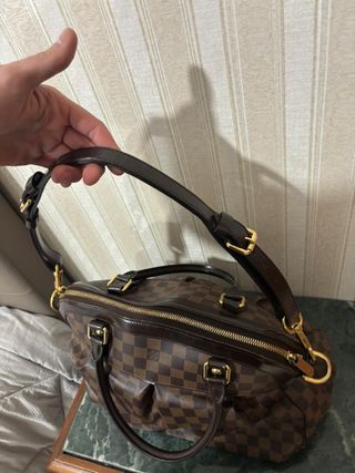 Borsa Louis Vuitton Trevi GM in tela Damier Ébène