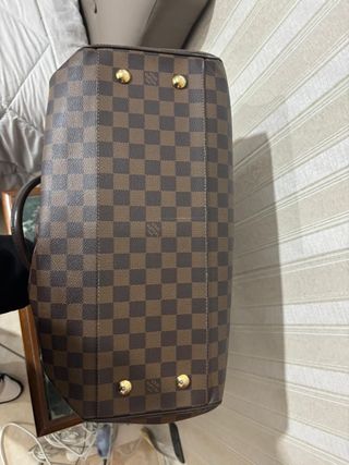 Borsa Louis Vuitton Trevi GM in tela Damier Ébène