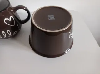 Set 2 Tazze Cereali Love it Hello con brocca