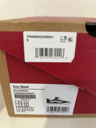 Vans Knu Skool Marrón Talla 38 Nuevas