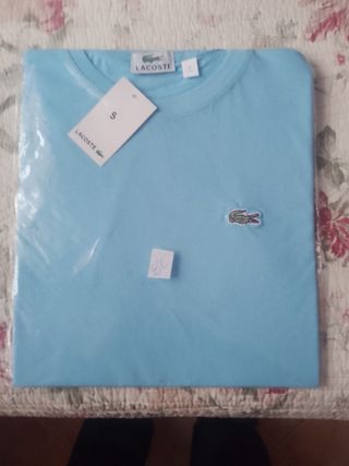 Camiseta Lacoste Azul Talla S