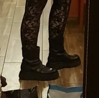 Stivaletti vera pelle neri