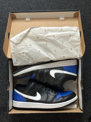 Nike Jordan 1 Low 43 Punta Nero Blu