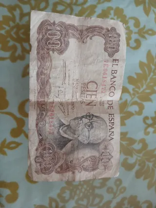 3 Billetes 100 Pesetas Banco de España