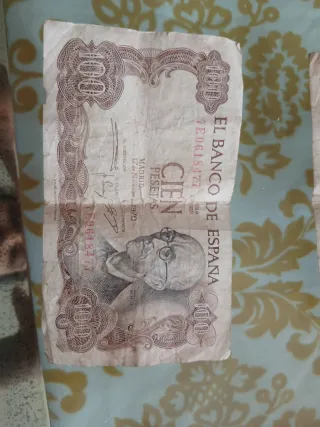 3 Billetes 100 Pesetas Banco de España