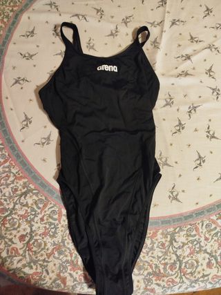 Bañador Arena Mujer Negro