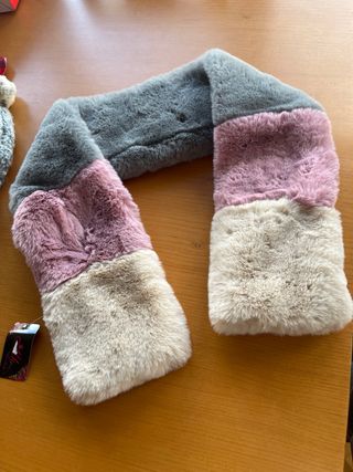 Bufanda de pelo mujer