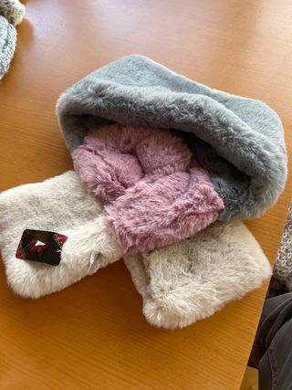 Bufanda de pelo mujer