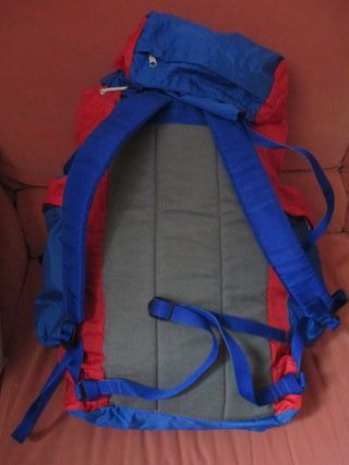 Mochila Senderismo Serval Azul/Rojo